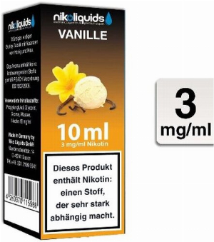 E-Liquid NIKOLIQUIDS Vanille 3mg Nikotin 50/50