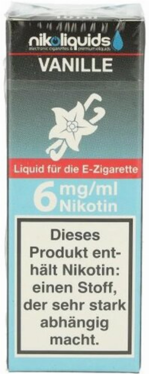 E-Liquid NIKOLIQUIDS Vanille 6 mg Nikotin