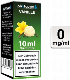 E-Liquid NIKOLIQUIDS Vanille 0mg ohne Nikotin