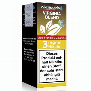 E-Liquid Nikoliquids Virginia Blend 3mg Nikotin 50/50