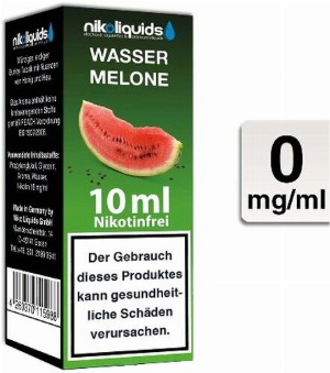E-Liquid NIKOLIQUIDS Wassermelone 0mg ohne Nikotin 50 VG / 50 PG