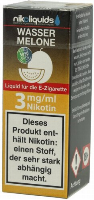 E-Liquid NIKOLIQUIDS Wassermelone 3 mg Nikotin 50 VG / 50 PG