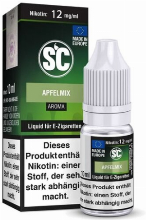 E-Liquid SC Aroma Apfelmix 12mg Nikotin