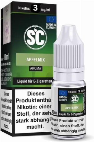 E-Liquid SC Aroma Apfelmix 3mg Nikotin