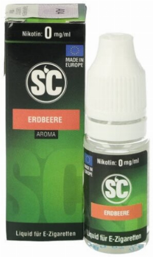 E-Liquid SC Aroma Erdbeere 0mg Nikotin