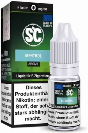 E-Liquid SC Aroma Menthol 0mg Nikotin