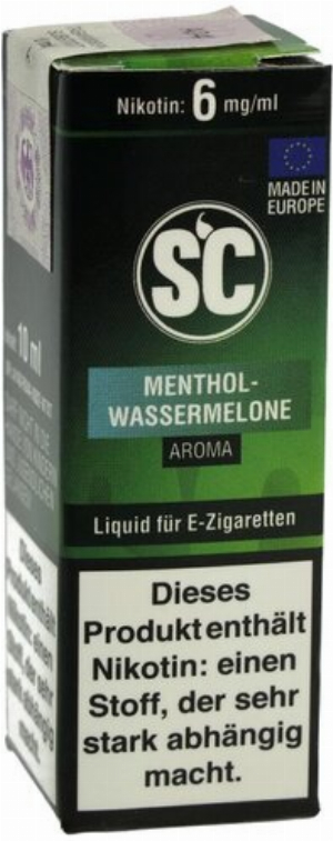 E-Liquid SC Aroma Menthol-Wassermelone 6mg Nikotin