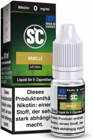 E-Liquid SC Aroma Vanille 0mg Nikotin