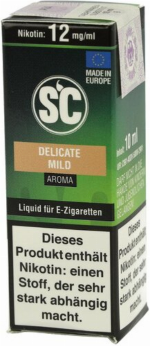 E-Liquid SC Tabakaroma Delicate Dezent 12mg