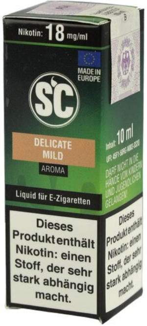 E-Liquid SC Tabakaroma Delicate Dezent 18mg