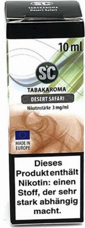E-Liquid SC Tabakaroma Desert Safari 3mg Nikotin