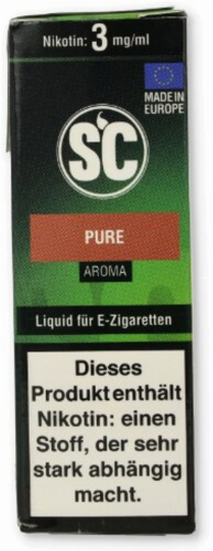 E-Liquid SC Tabakaroma Pure 3mg Nikotin
