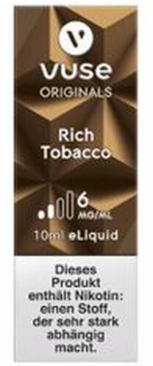 Vuse Bottle Rich Tobacco 6mg e-Liquid