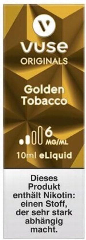 Vuse Bottle Golden Tobacco 6 mg e-Liquid