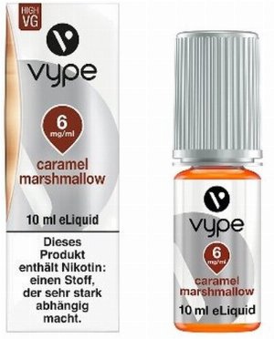 E-Liquid Vype Bottle Caramel Marshmallow 6mg COLLECTION
