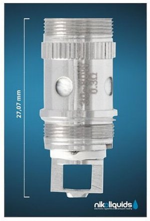 E-Verdampferkopf EC 0,3 Ohm für Eleaf Melo 2 und iJust2