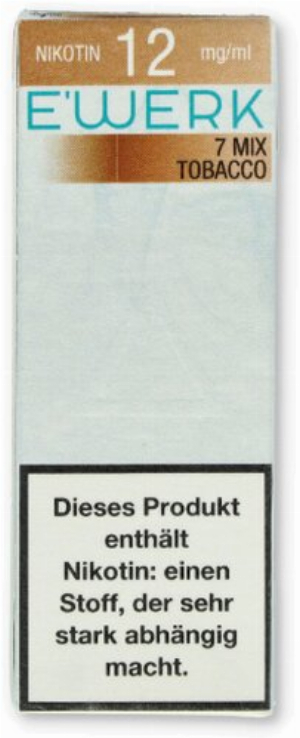 E-Werk Liquid 7 Mix Tabacco 12mg
