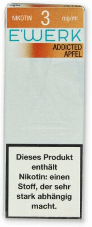 E-Werk Liquid Addicted Apfel 3mg