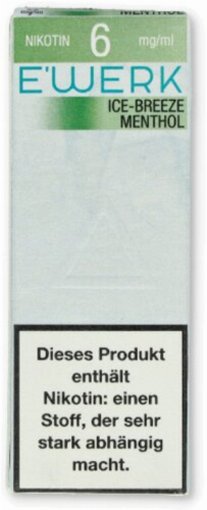 E-Werk Liquid Ice Breeze Menthol 6mg