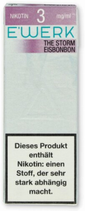 E-Werk Liquid The Storm Eisbonbon 3mg