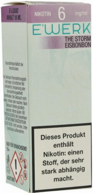 E-Werk Liquid The Storm Eisbonbon 6mg