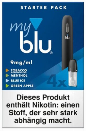 e-Zigarette myblu Starterpack Freebase 9mg Nikotin
