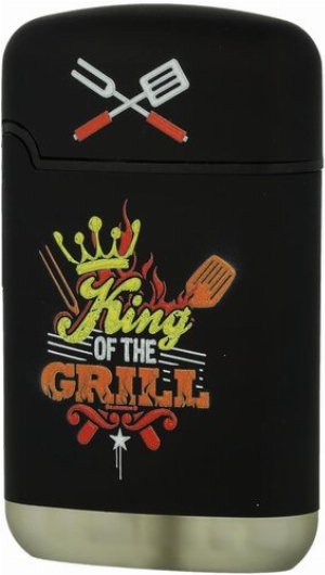 Easy Torch 8 Jet Feuerzeug Relief Born to Grill King of the Grill