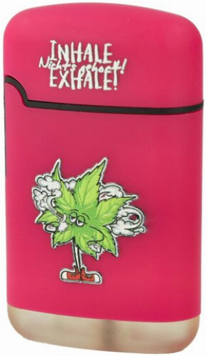 Easy Torch 8 Relief Feuerzeug Inhale Nichts gehört! Exhale! Rosa
