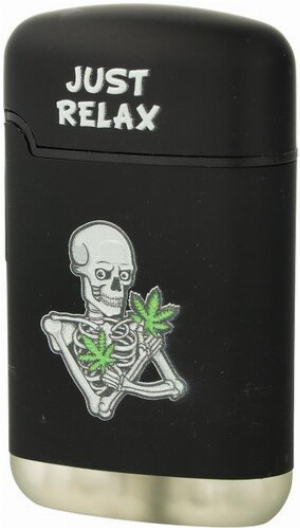 Easy Torch 8 Relief Feuerzeug Just Relax Schwarz