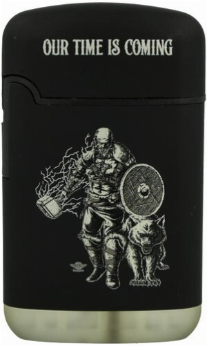 Easy Torch 8 Relief Feuerzeug Wikinger Schwarz Nr.1