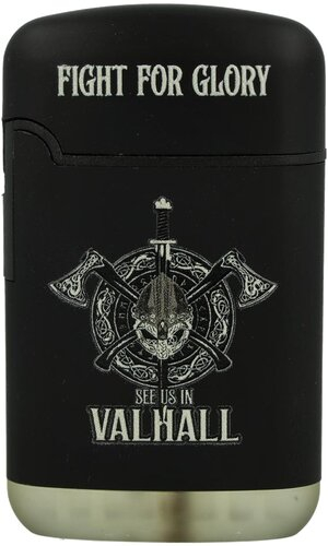 Easy Torch 8 Relief Feuerzeug Wikinger Schwarz Nr.2