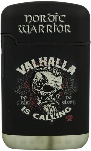 Easy Torch 8 Relief Feuerzeug Wikinger Schwarz Nr.4