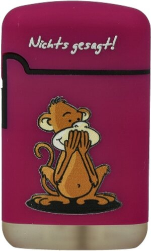 Easy Torch Affe Nichts gesagt! Feuerzeug lila