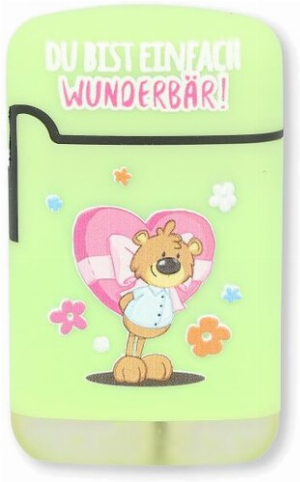 Easy Torch Feuerzeug 4v12 Bärchen Hellgrün DU BIST EINFACH WUNDERBÄR!