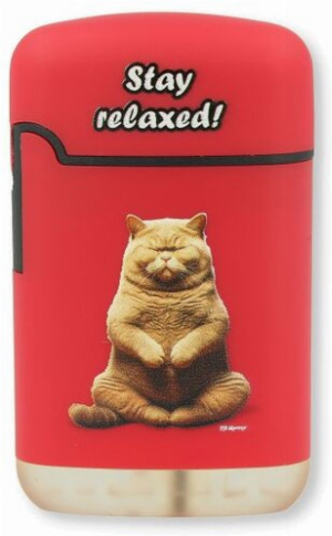 Easy Torch Feuerzeug 4v4 Furry Fun Cats Katze Rot