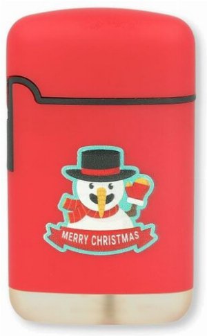 Easy Torch Feuerzeug 4v4 Merry Xmas Red Schneemann