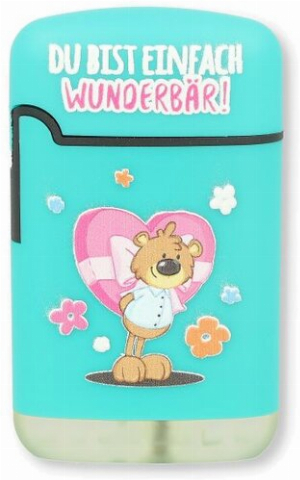 Easy Torch Feuerzeug 6v12 Bärchen Türkis DU BIST EINFACH WUNDERBÄR!