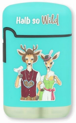 Easy Torch Feuerzeug 6v12 Rehe Türkis Halb so WILD