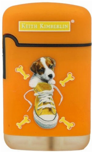 Easy Torch Feuerzeug Kimberlin Hunde im gelben Schuh orange