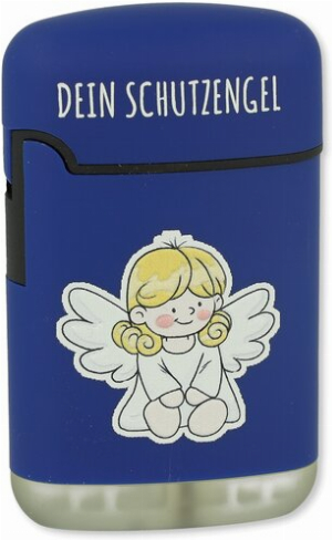 Easy Torch Feuerzeug Schutzengel Blau 1v4