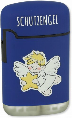 Easy Torch Feuerzeug Schutzengel Blau 2v4