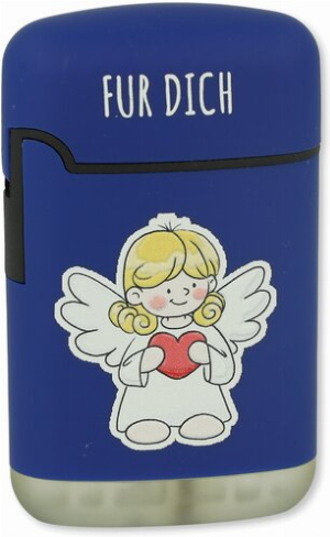 Easy Torch Feuerzeug Schutzengel Blau 4v4