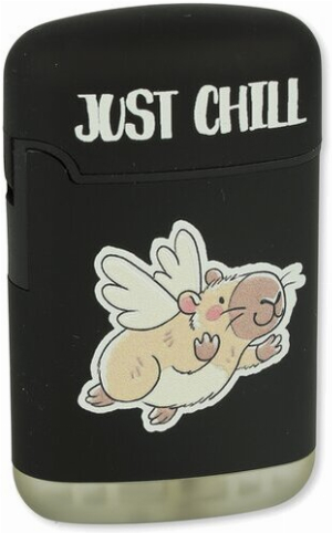Easy Torch Feuerzeuge Capybara black 1v4 Just Chill
