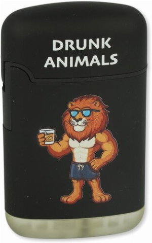 Easy Torch Feuerzeuge Drunk Animals 3v4 Löwe