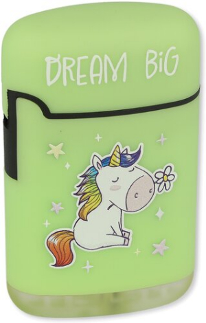 Easy Torch Feuerzeuge Einhorn Hellgrün 3v12 Dream Big