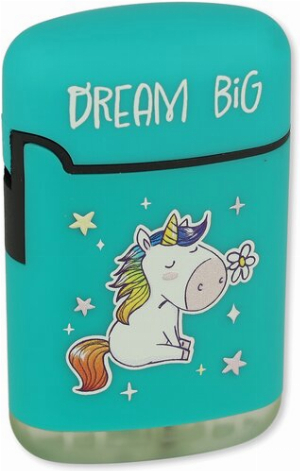 Easy Torch Feuerzeuge Einhorn Türkis 1v12 Dream Big