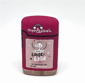 Easy Torch Hope & Gloria Ich glaube an die große Liebe Motiv Feuerzeug 