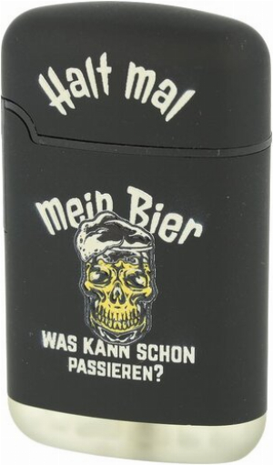 Easy Torch Relief Bier Feuerzeug Schwarz 1v4