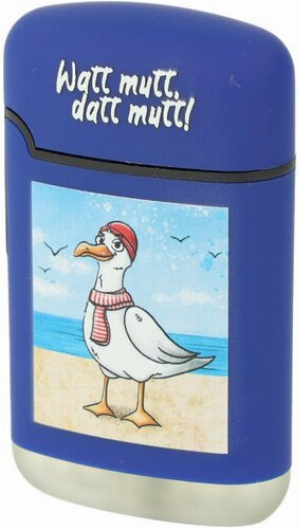 Easy Torch Relief Möwe Feuerzeug Blau 3v4