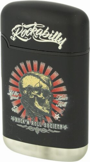 Easy Torch Relief Rockabilly Feuerzeug Schwarz 1v4